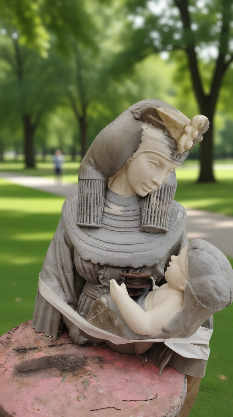 Proceso de esculpido final